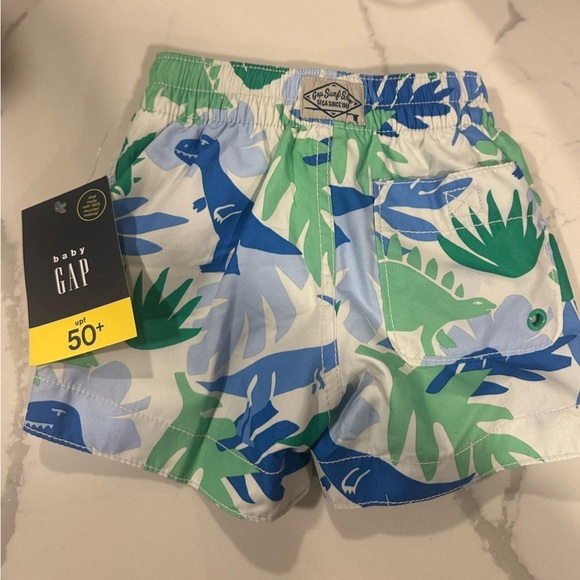 babyGap Recycled Dinosaur Swim Trunks NWT Size 12-18 Months - Picture 5 of 5